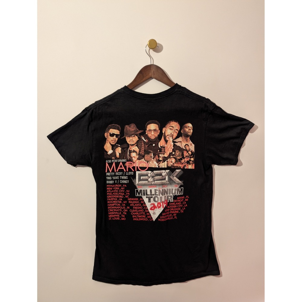 B2K Millennium Tour 2019 T-Shirt Mens Medium Black Excellent Concert R&B Tee
